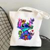 Lilo & Stitch Print Canvas Shoulder Backpack and Shopping Bag