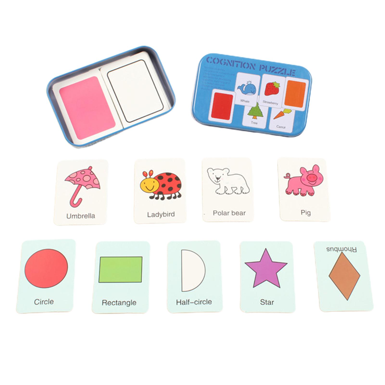 

Lovely Infants Puzzle Matching Paper Card Toy Funny Pairing Jigsaw Board For Kindergarten