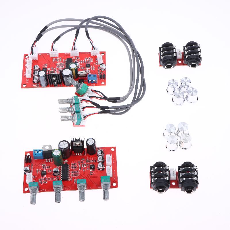 Ac 6V-15V Dc 7-24 Pt2399 Reverb Karaoke Board Digital Microphone Board Module Kit With Op-Amplifier Audio Op Amp Board