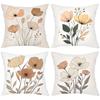Floral Patterned Throw Pillows for Home Decor Polyester pillowcase, sofa decorative cushion cov Headboard Pillow