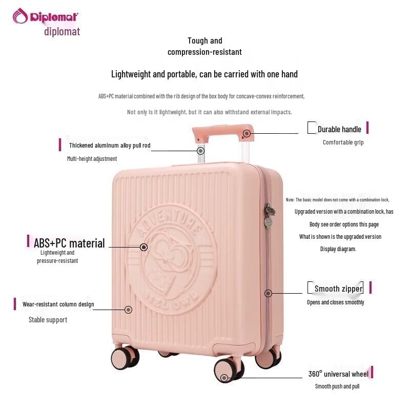 

Diplomat BB-L3303 Carry-On Suitcase