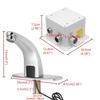 Alloy Automatic Infrared Sensor Sink Basin Faucet Hands Auto Mixer Tap Sensor Faucets Inductive Water Tap Bathroom Deck Mounted