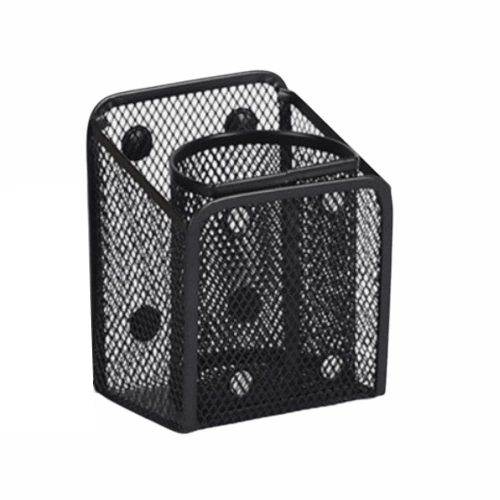 Mesh Magnetic Pencil Holder Strong Magnets Magnetic Storage Basket Metal Storage Box  Refrigerator