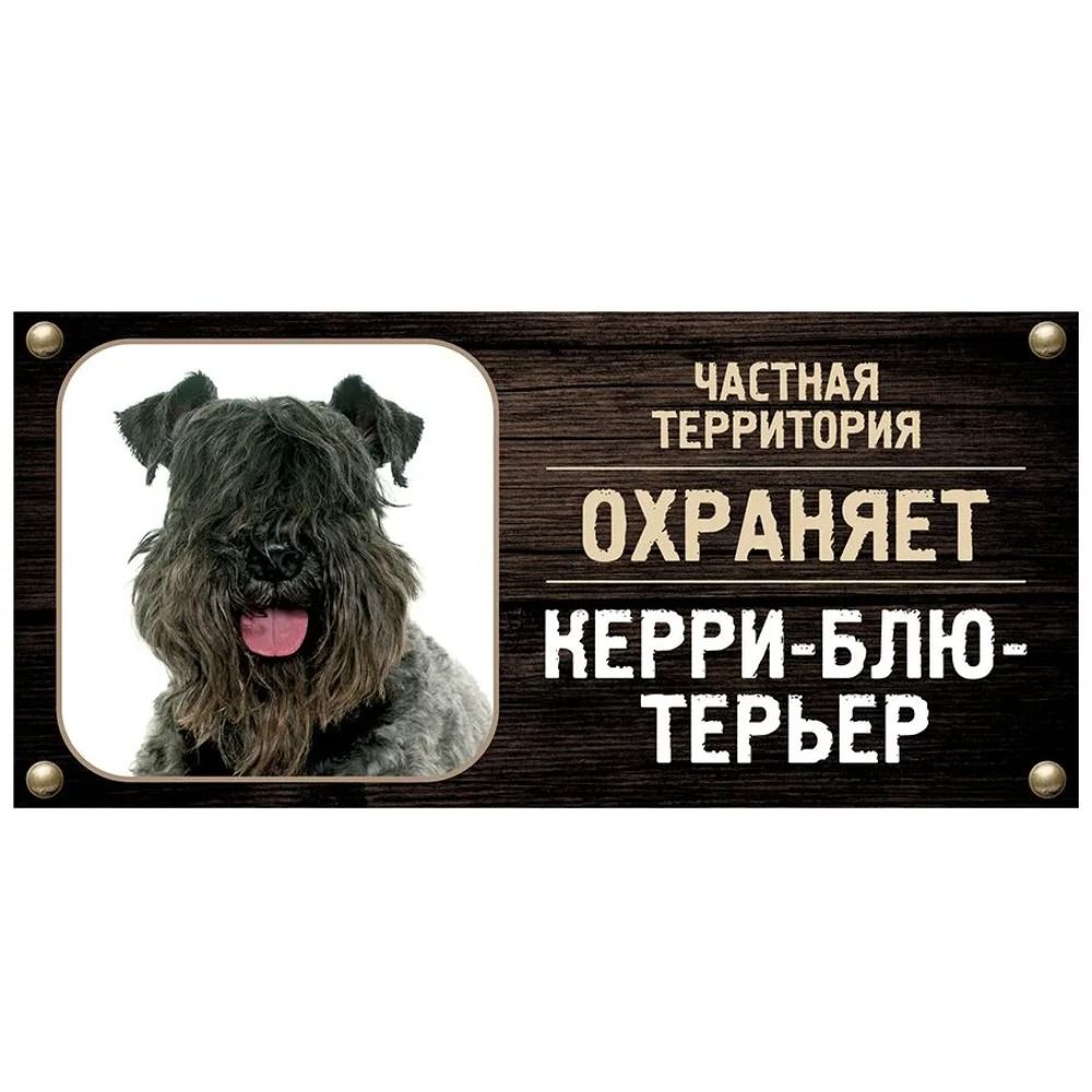 DORA Tin Sign Guard Dog Private Property Sign Metal House Number Plaque