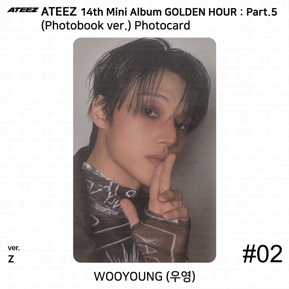ATEEZ 14th Mini Album Golden Hour Part.5 Photobook ver. Photocard Z VER