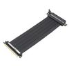 PCIe 4.0 X16 GPU Riser Cable 16X Flexible Cable High Speed Extension Port Adapter 180 Degree   Shielded PCIe Extension Cable