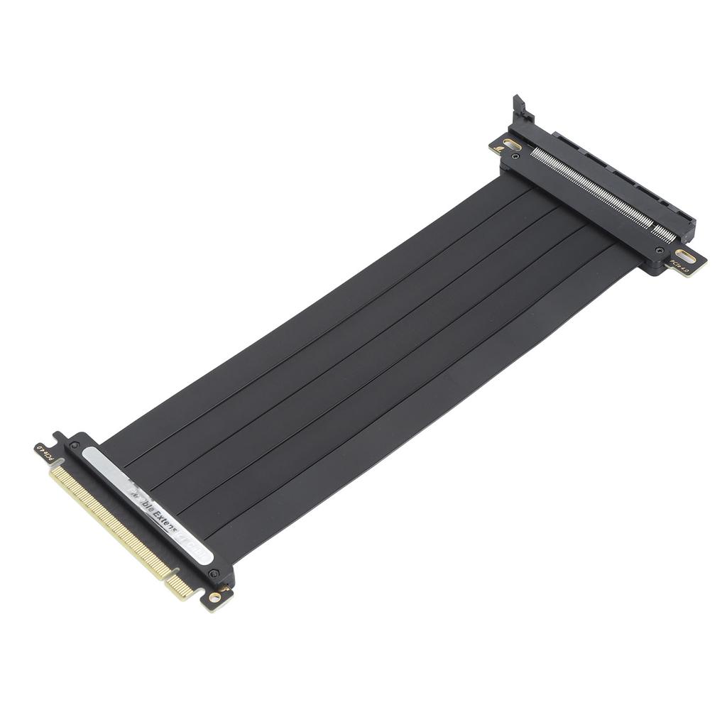 PCIe 4.0 X16 GPU Riser Cable 16X Flexible Cable High Speed Extension Port Adapter 180 Degree   Shielded PCIe Extension Cable