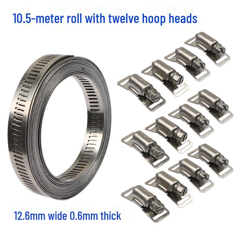 304 Stainless Steel Adjustable Hose Clamp Kit