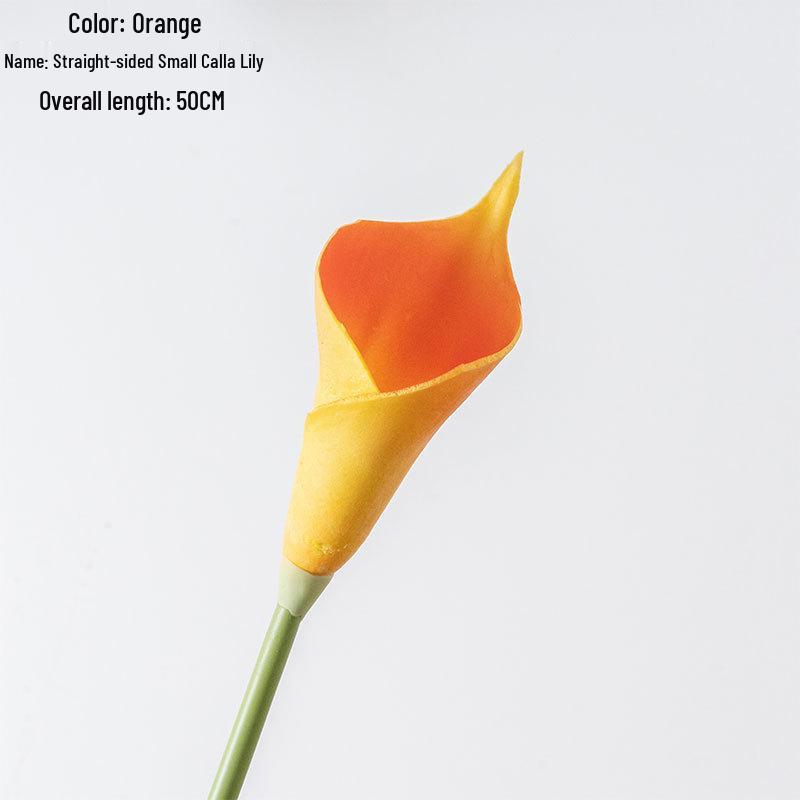 INS Style PU Calla Lily Simulation Flower for Home and Wedding Decor - MW01512