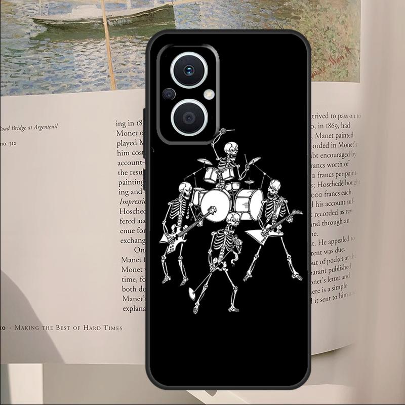 Musical Instrument Drum Cover For OPPO Reno 14F 13F 12F 11F 10 11 12 14 Pro 7 8 Lite OPPO Find X9 X6 X5 X8 Pro Case