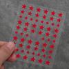 8pcs/set 3D Metallic Gold & Silver Star Nail Stickers, 8pcs Y2K Pentagram Holographic Sliding Elegant Charm Nail Art Decorative DIY Nail Accessories