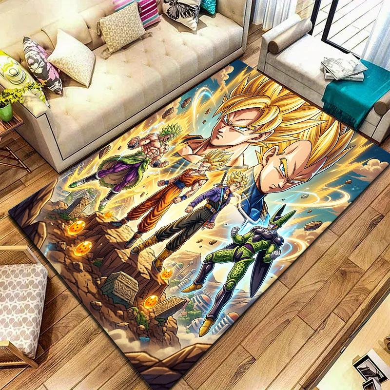Dragon Ball Heroes Carpet Rug For Living Room Bedroom Home Sofa Decoration,kids Play Nonslip Floor Mat