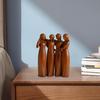 Vier Schwestern Harzfigur Frauen Freundschaft Feier Statue Skulptur Heim Büro Schreibtisch Dekoration Ornament