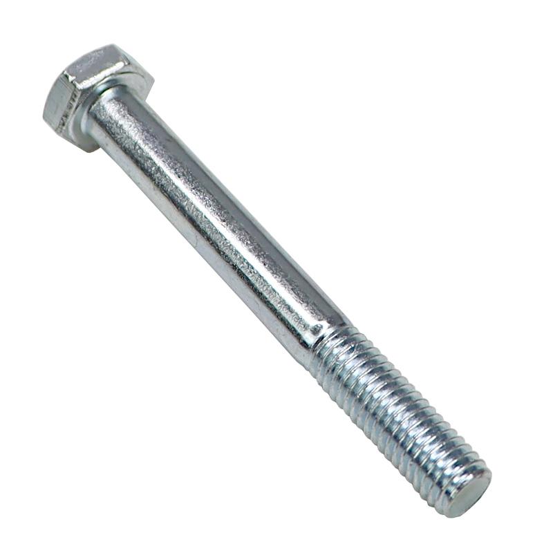 Hexagonal Head Screw, Partial Thread M8x70, Class 8.8, DIN931, White Galvanized