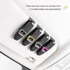 VVKQ9 ABS Glasses Clip Car Sun Visor Card Ticket Clamp Fastener For Mercedes Benz AMG GLE GLS CLS GLC CLA GLA GLK ML C197 R231 W167