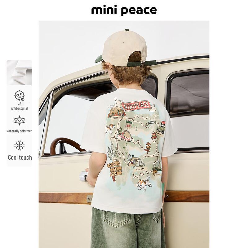 MiniPeace Boys  Summer Short Sleeve T-Shirt FACNF2519 120
