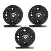 Orurudo Fishing Tackle Puchi Series Taiko Reel Black Front Pier Sea Fishing for Black and Flathead Hole Raft and Fly Taiko 60mm Black X 3 puchi-TY60