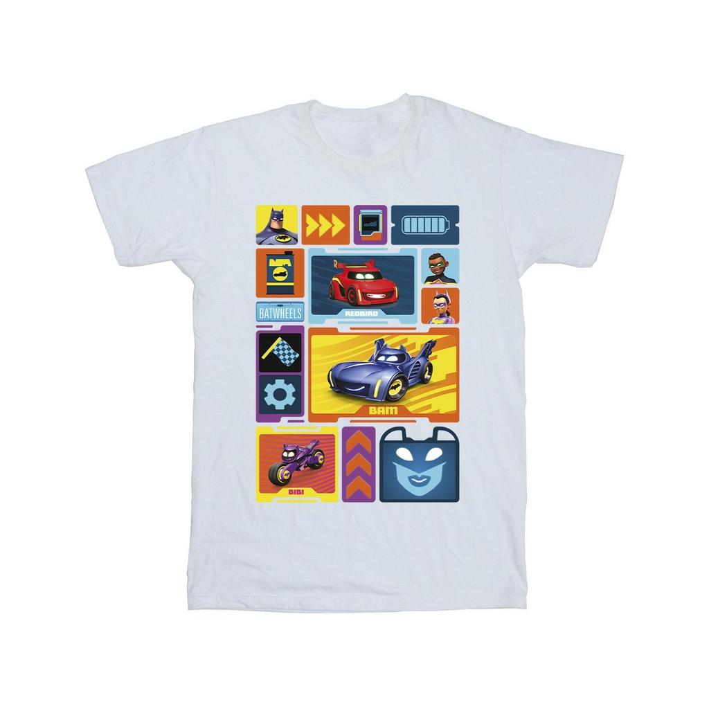 Batwheels Boys Collage Cotton T-Shirt