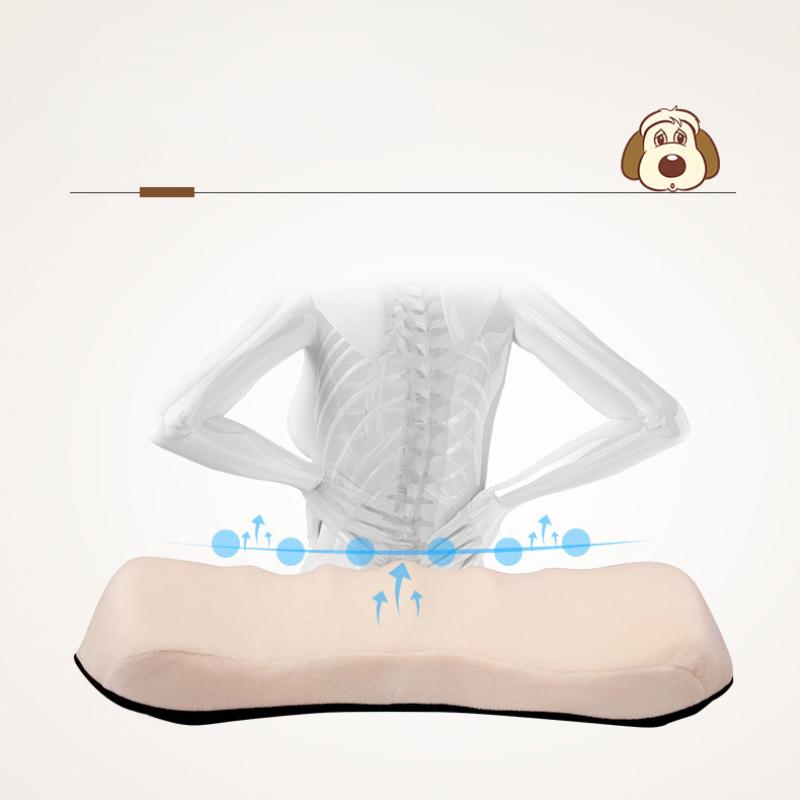 Car Driver Pillow Memory Foam Car Lumbar Support Cushion Car Seat Neck Cartoon Pillow Seat Supports  Lumbar Support Pillow