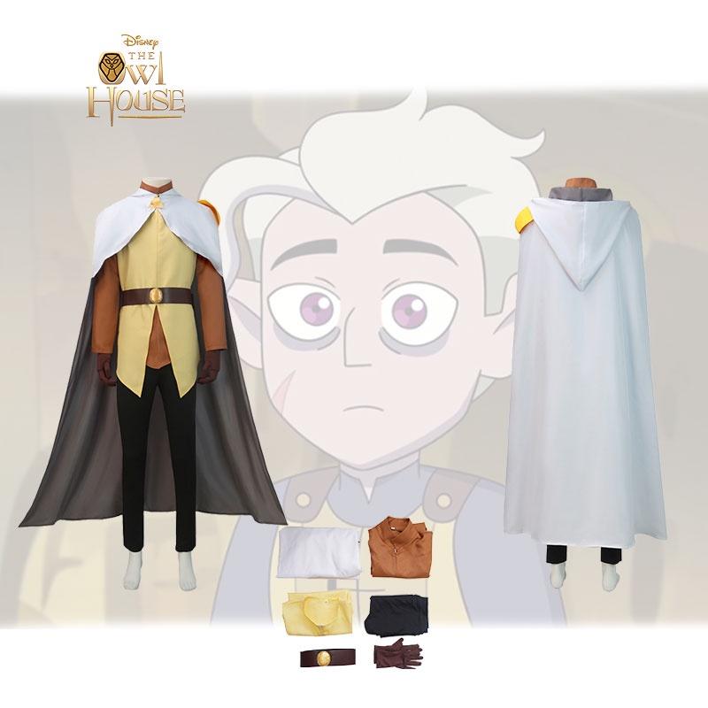Cos Wholesale The Owl House Hunter Gold Guard Cosplay Costume For Adults And Children C667