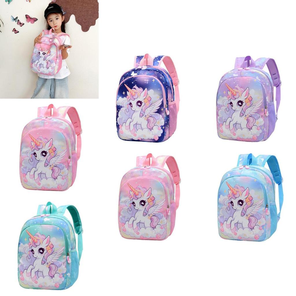 Unicorn Kids Backpack With Breathable Waterproof Oxford Fabric For School And Toddler Use