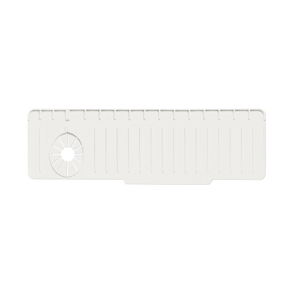 

Большой размер Коврик для капель из-под крана Нескользящие дренажные сушильные коврики Новая защита от брызг для раковины для кухонной раковины Beige-50x15x2cm