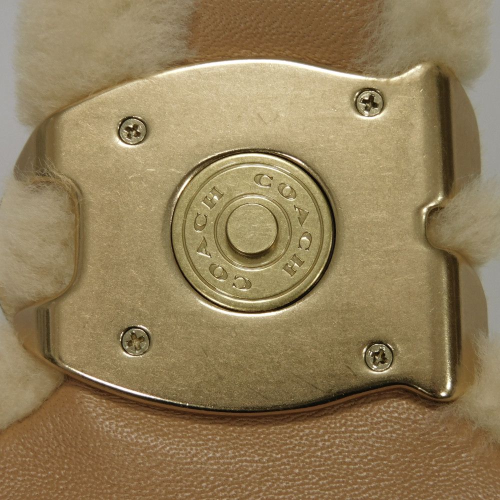 Used 9726 Tabby Pillow, Size 26, CC445, 7921, C Logo, Smooth Calfskin, Beige, 2-Way, Excellent Condition, C Mark