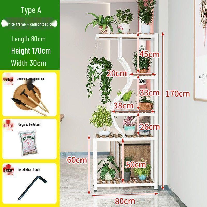 

Metal Trapezoid Hanging Plant Stand