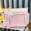Cute Japanese Ita Bag Transparent Large Capacity Lolita Shoulder Bag Tote Handbag Women