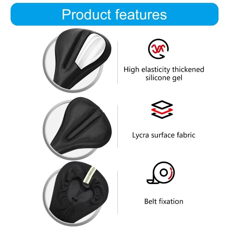 Waterproofed Bicycles Seated Cushions High Elasticities Comfortable Saddles for Mountain Folded City Bicycles