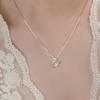 Collana Pendente Cigno Argento Raffinato Lussuoso Colore Oro per Donne Catena Clavicola Gioielli Regalo per Fidanzata