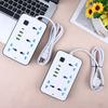 New EU US Plug 2/3Pin Power Strip 1 TypeC 3 USB Port 4 Way Outlet 2/3/5M Extension Power Socket Charge Electrical Socket
