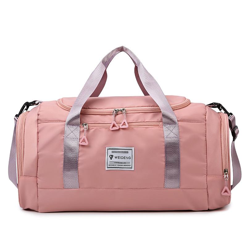 Short-distance Large-capacity Travel Bag Dry Wet Separation Sports Fitness Yoga Bag Water Splashing Hand Crossbody Storage Bag for Women