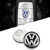 Valve Stems Caps Car Key Stickers Aluminum Emblem Decoration Decal For Volkswagen VW Golf Amarok T5 Phaeton Teramont ID3 Tiguan CF2W