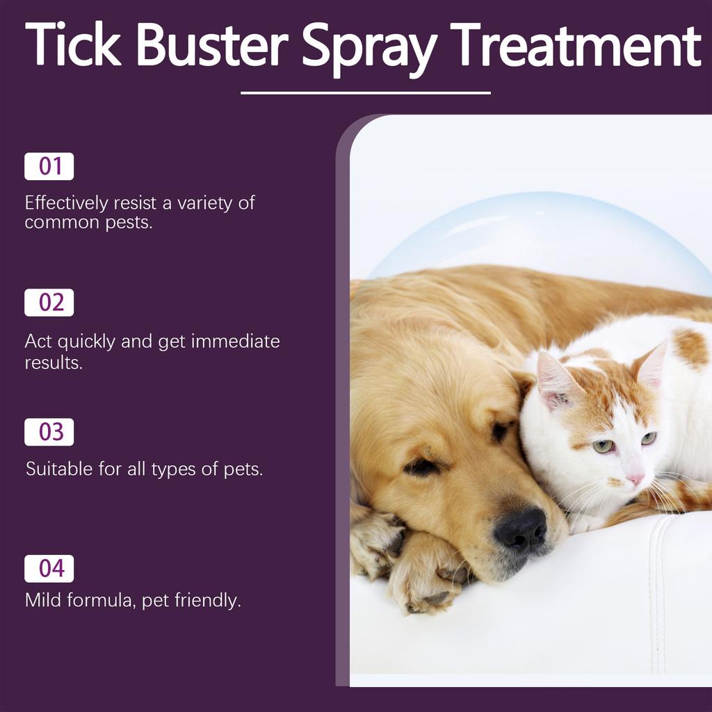 Pet Insect Spray Protects Your Mild Ingredients Pet Insect Spray 100ml