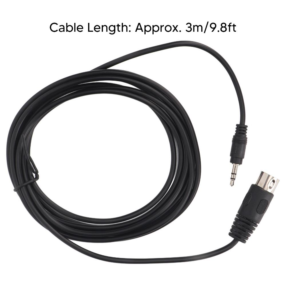 Male to Male Din 8 Pin to 3.5mm MIDI Cable Plug and Play 3m/9.8ft Converter Cable 8 Pin Din to 3.5mm Cord CD Player