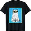 Birman Cat Portrait Pop Art Cat with Sunglasses T-Shirt