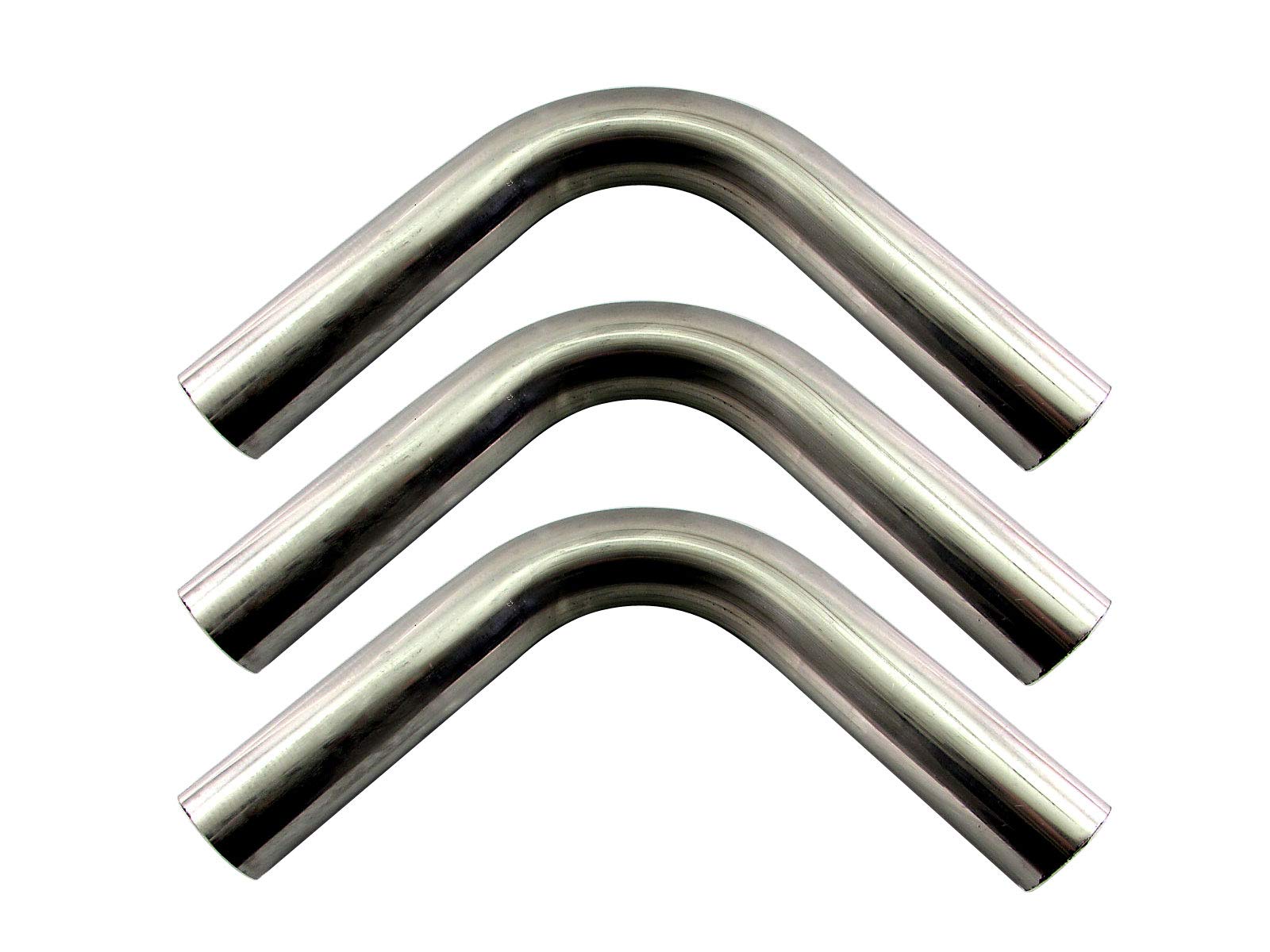 

BRIGHTZ Stainless Steel Bent Set 48mm 48 90° Pipe, 1.2mm Thick, 3-Piece [CUR-PIPE-018-3PC] Diameter, 48, 90°