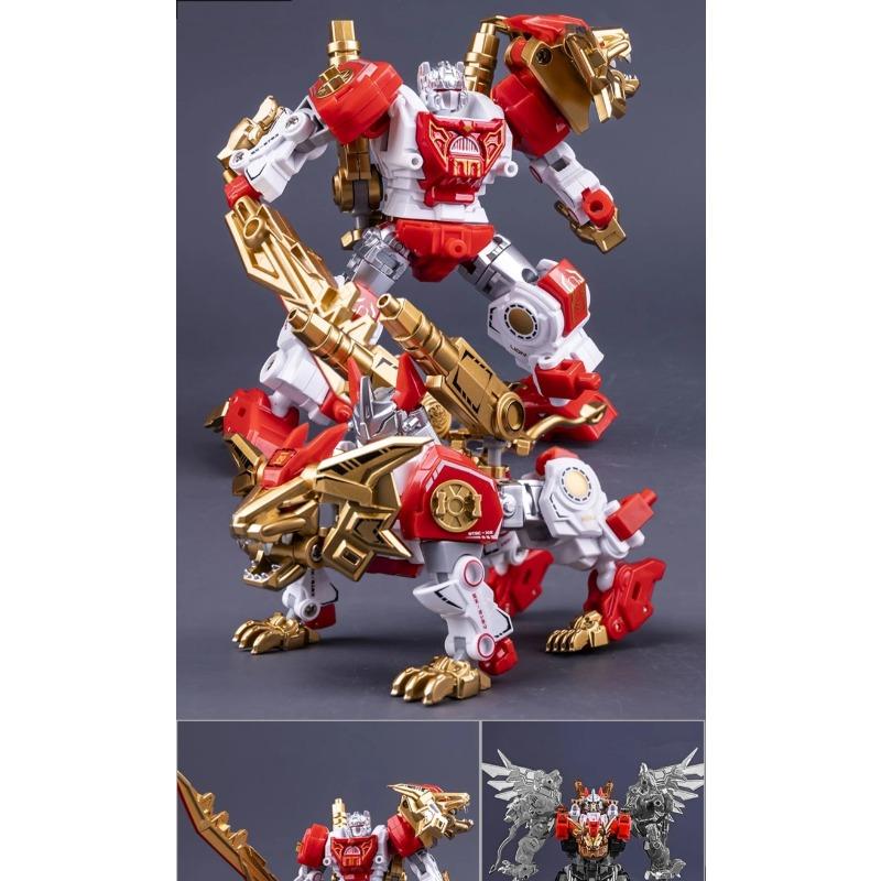 Arrive Transformation Toys Predaking Action Figure Classic Dinosaur Robot Devastator Model Kids Gift NEW YUEXING G1 KO NO BOX Poseable Articulated