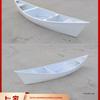 European Wooden Boat Model: Decorative Flower Boat Ornament for Landscaping and Water Tourism.