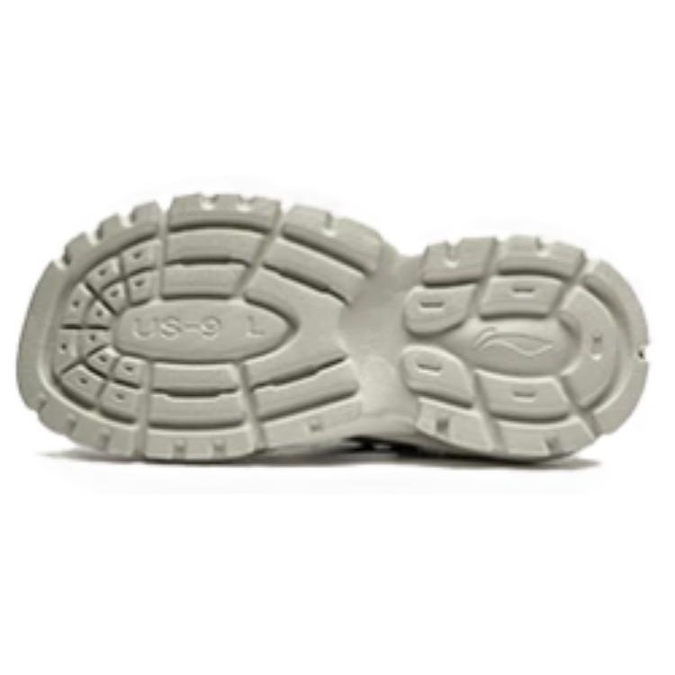 Li Ning Soft Coca Zapatillas Cómodas Secas Elegantes Resistentes al Desgaste Ligeras Antideslizantes Absorción de Impactos Zapatillas de Exterior Sandalias de Playa AGUU001-3