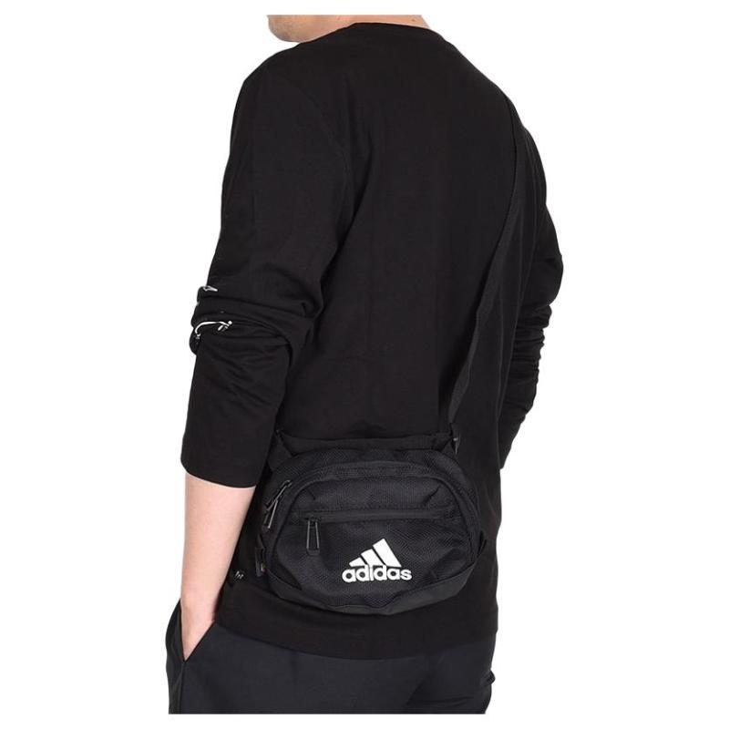 Adidas Polyester Shoulder Bag Crossbody Bag Regular Unisex Pure Black Adidas H64746