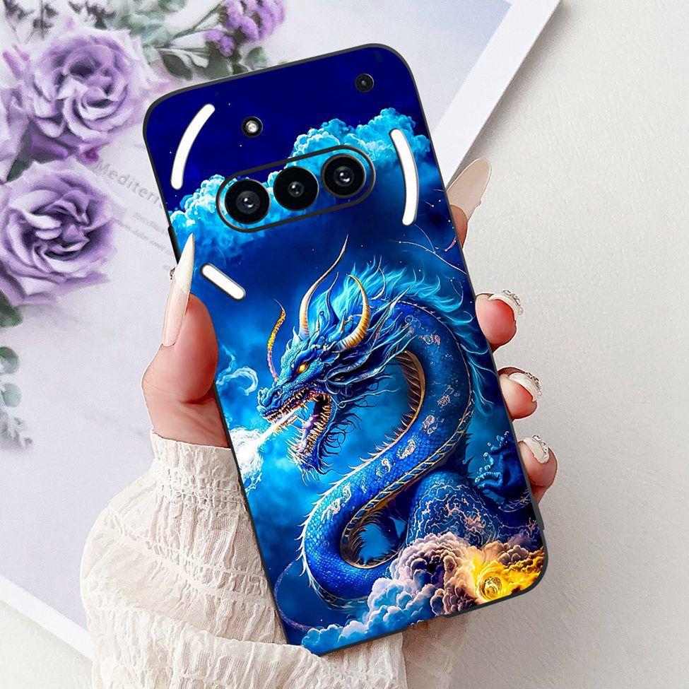 Téléphone pour rien (3a) A059 Coque Pour Nothing Phone 3a Étui Silicone Mode Luxe Fleurs Chat Mignon Drôle Peint Pare-chocs Souple