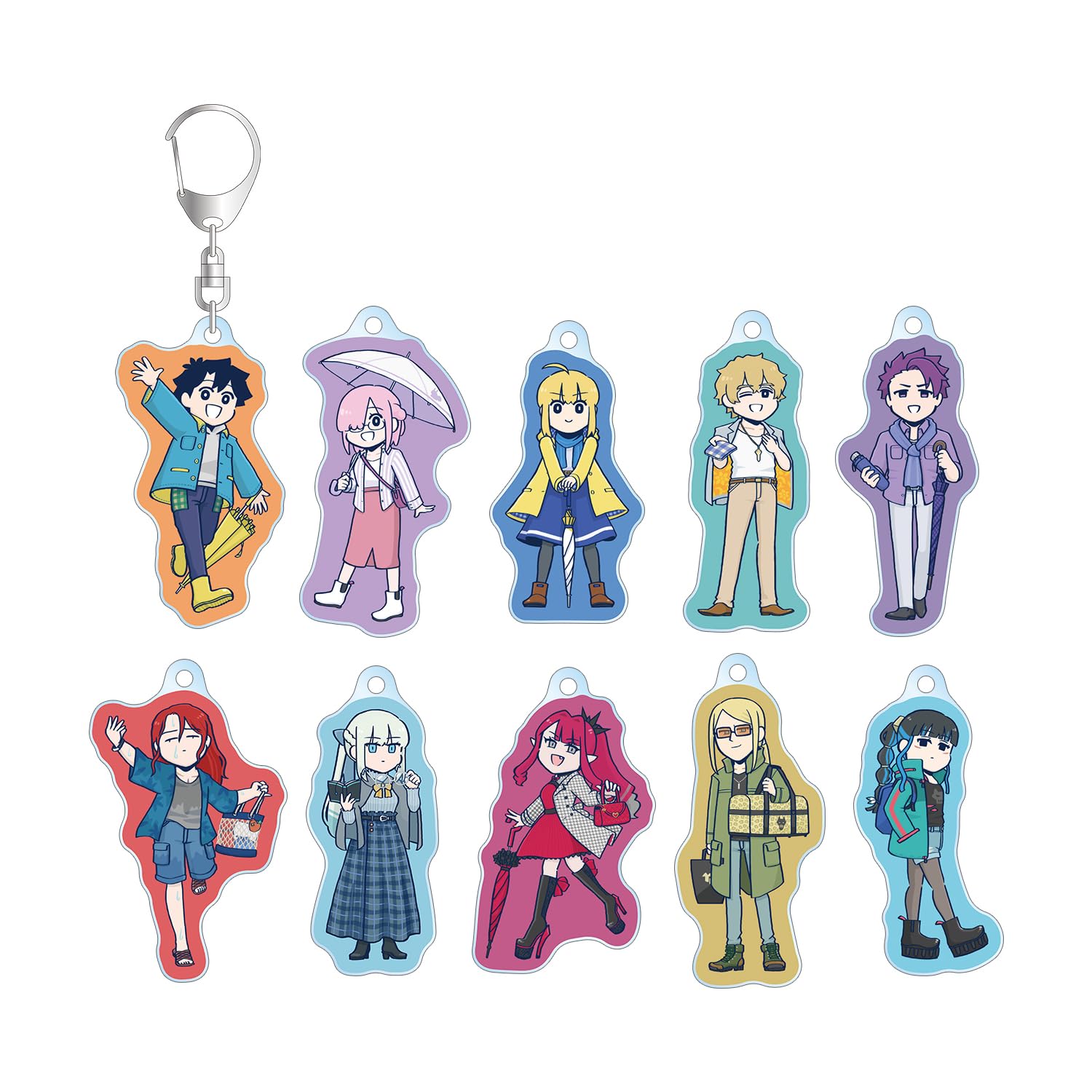 

Рицука Фудзимару Аниме Оригинальная Иллюстрация от Between the Rainy Season Торговая Акриловая Коробка из 10 шт. Fate/Grand Order Не Знает - Цутида, Вер.