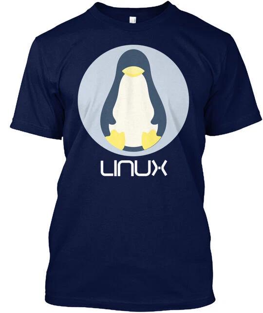 Flat Linux T T-Shirt Made in the USA Size S to 5XL