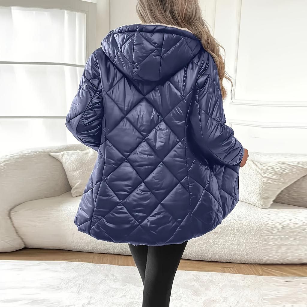 Women's Faux Suede Button Jacket Oversized Gathered Hem Short Length Coat Casual Vintage Outerwear With Pockets