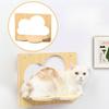 Solid Wood Hanging Hammock for Cats Stable and Steady Wall Mounted Cat Jumping Platform Scratch-resistant Pet Products