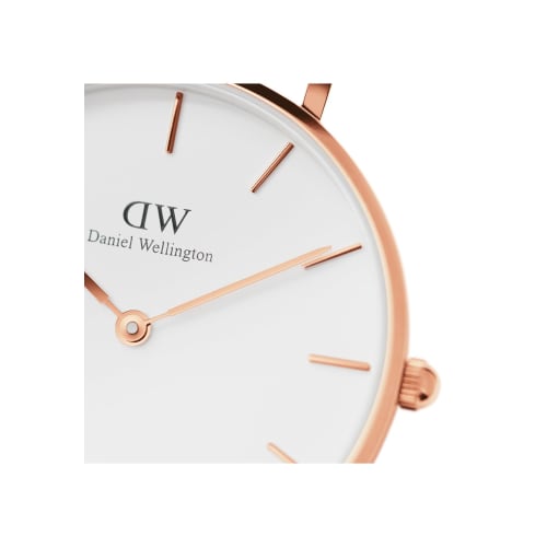 Daniel Wellington [Official Shop/2-Year Warranty/Authentic Import] DW Petite Melrose 36mm Watch for Men and Women, Stylish Mesh Watch, Popular Rose Go