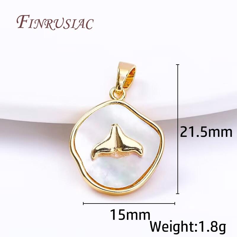 

Подвеска из натуральной ракушки в форме рыбьего хвоста для браслета, ожерелья, аксессуары для изготовления, модные неправильной формы шармы, материалы для DIY изготовления ювелирных изделий 1 Piece