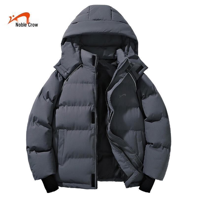 

Guiniao Унисекс Зимняя Куртка с Капюшоном и Набивкой 3XL